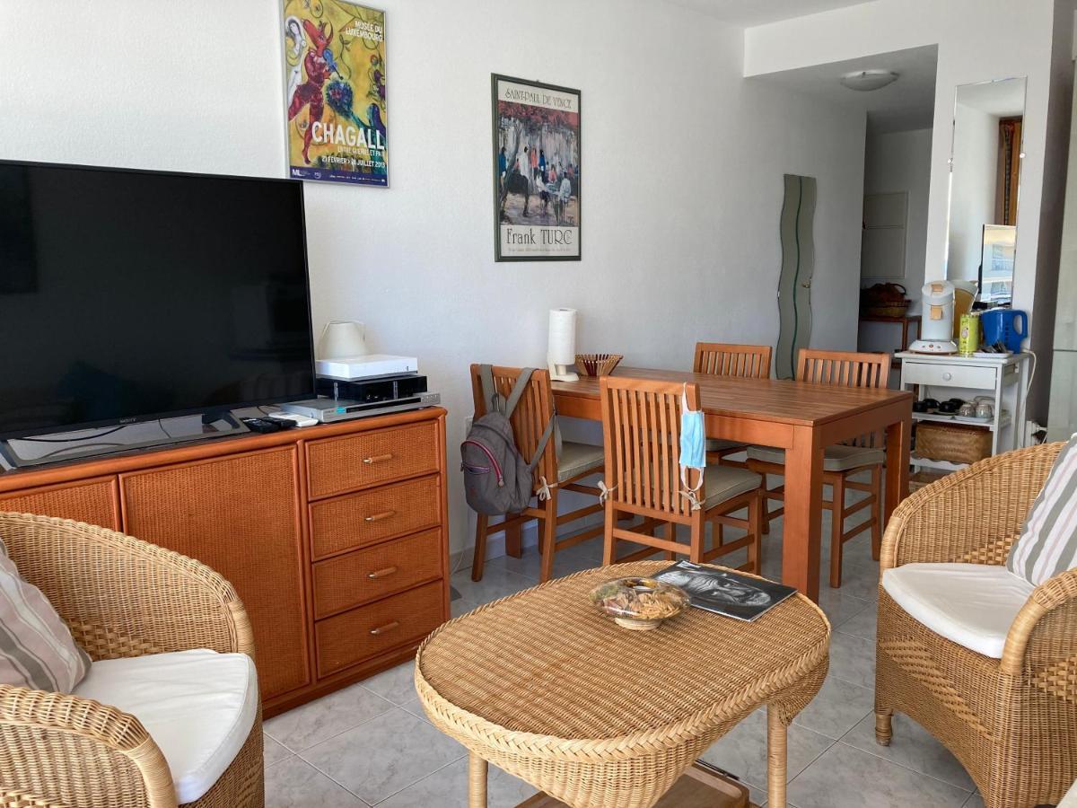 Residence Avec Piscine, Plage A 100 M, Cannes Et Juan Les Pins A 5 Min, Wifi Гольф-Жуан Экстерьер фото